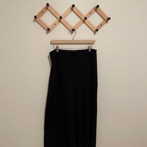 H&M Black Wide Leg Pants, Size Large